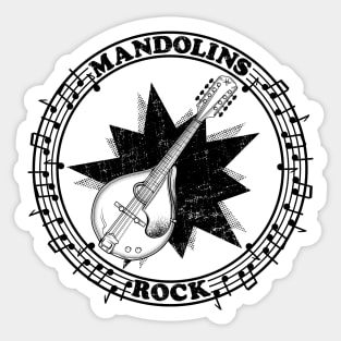 Mandolins Rock Sticker